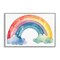 Stupell Industries Colorful Rainbow with White Stars Framed Giclee, design by Creative Studio
